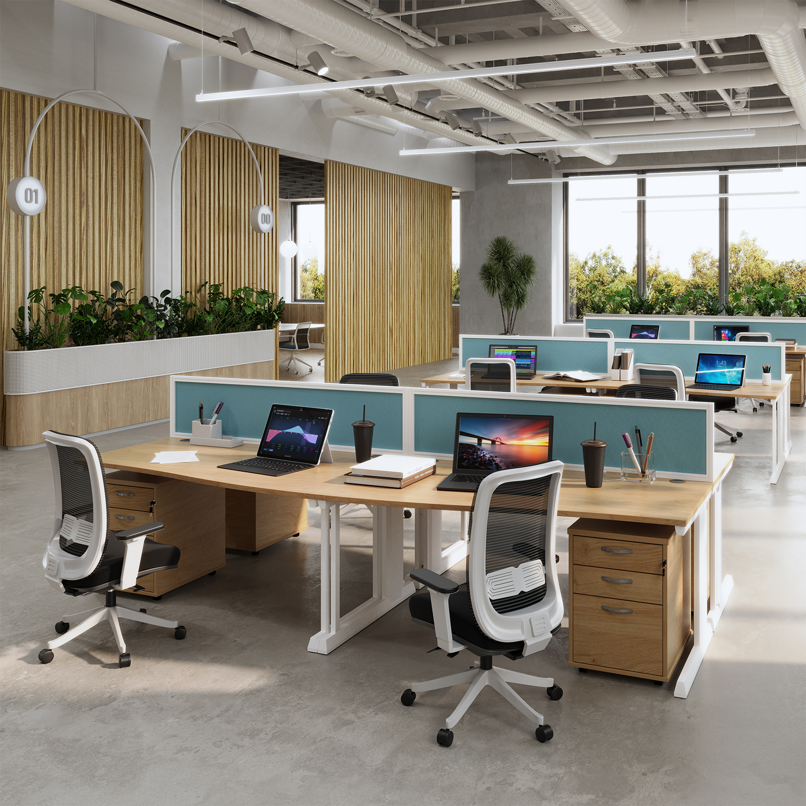 Cable Managed Desking