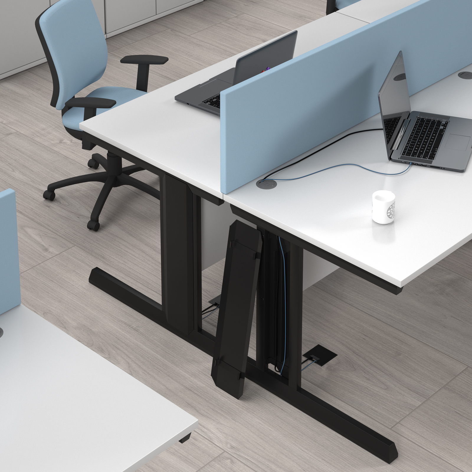 Cable Managed Desking