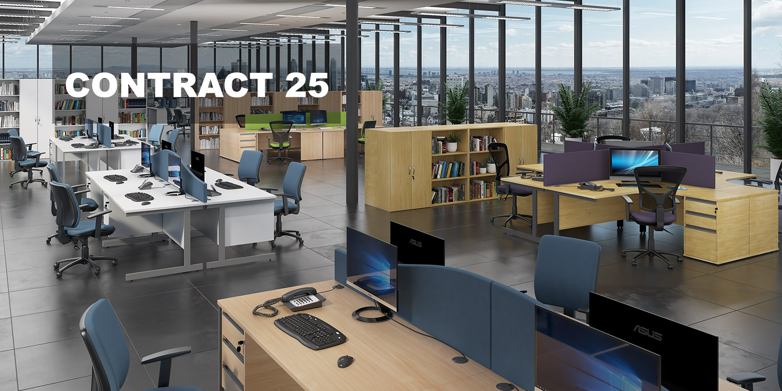 contract 25 desks