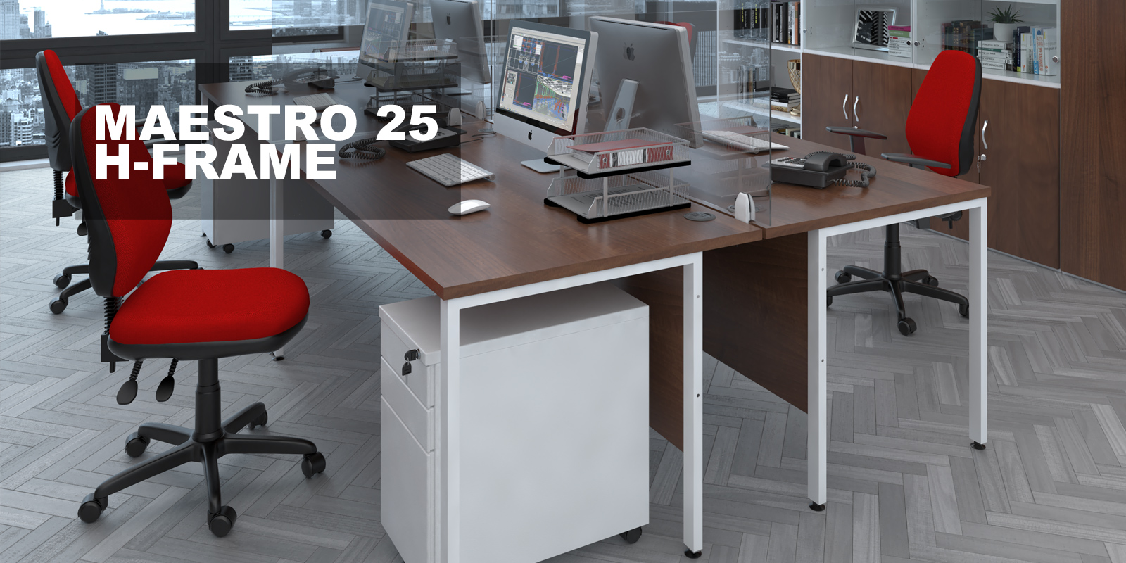 Maestro 25 H-Frame desks