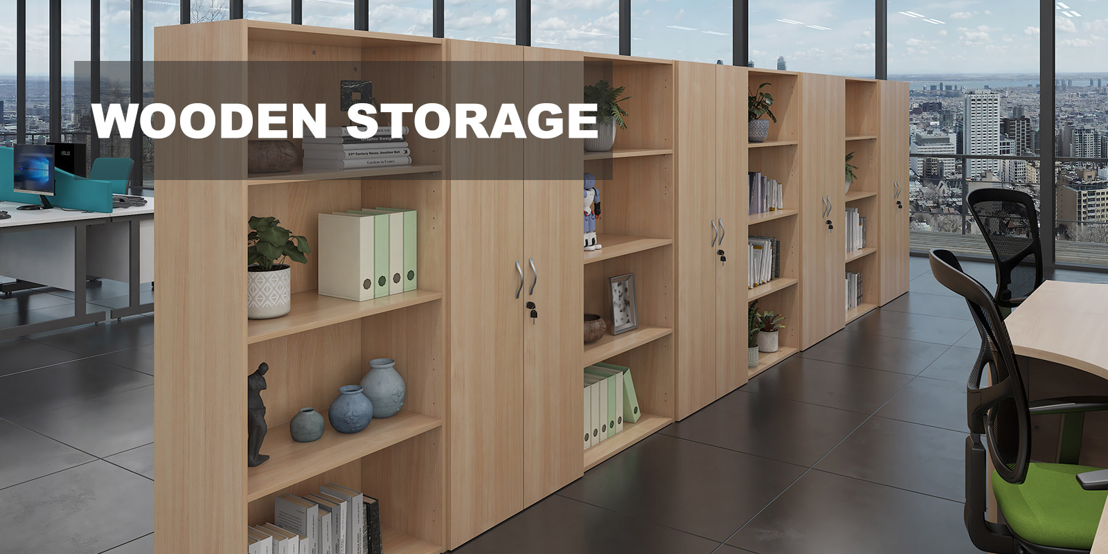 wooden storage